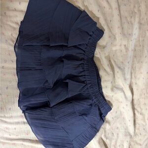 OAK + FORT Navy Blue Skirt